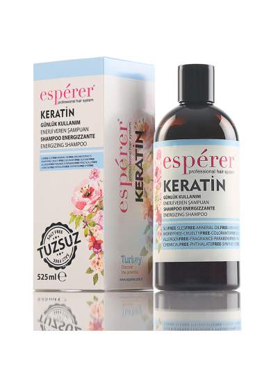 CLZ201 Keratin Günlük Enerji Veren Şampuan  / 525 ml.