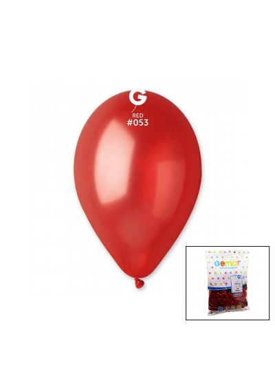 CLZ192 GM-110-53 METALİK - KIRMIZI BALON 11&apos;&apos; - 28CM - 100 PARÇA (4172)