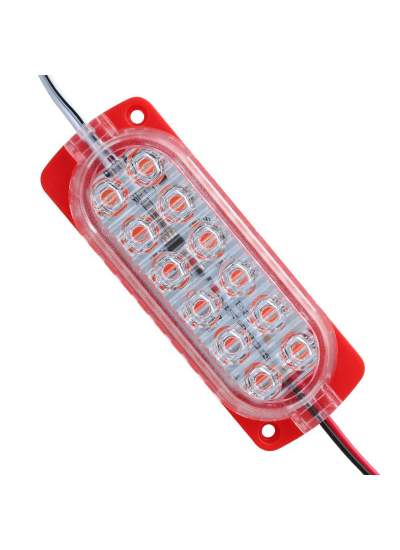 CLZ192 PARLAK YANIP SÖNEN KIRMIZI MODÜL LED 2835 24 VOLT 1.2 WATT (4172)