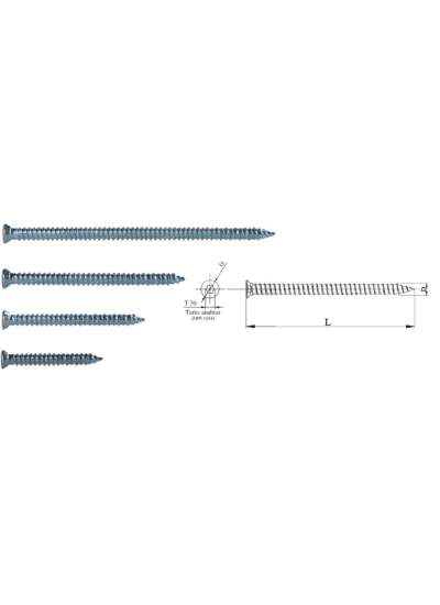 CLZ202 Buldex Vida 7,5X200 Dubelsiz Vida 20 cm 10 Adet