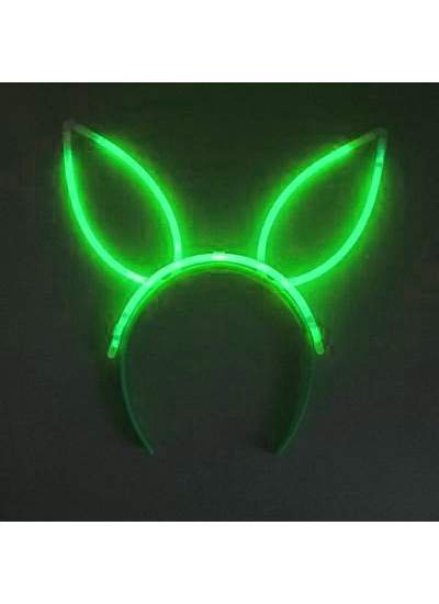 CLZ192 Karanlıkta Yanan Fosforlu Glow Stick Taç 6 Renk 6 Adet (4172)