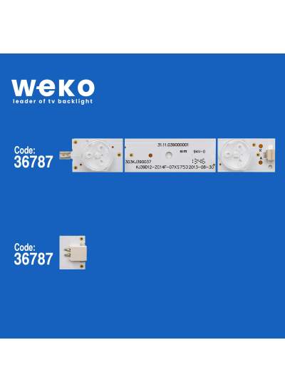 CLZ192 WKSET-5984 36787X3 KJ39D12-ZC14F-07 303KJ390037 3 ADET LED BAR (4172)