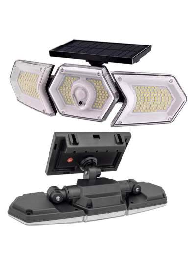 CLZ192 W774A SENSÖRLÜ SOLAR GÜNEŞ ENERJİLI 254 SMD LEDLİ 3 MODLU BEYAZ INDUKSIYON LAMBASI (4172)