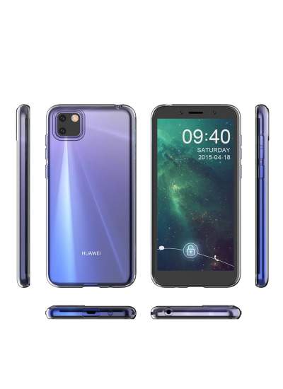 CLZ942 Huawei Y5p Kılıf Lüx  Silikon - Ürün Rengi : Şeffaf