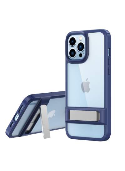 CLZ942 İphone 13 Pro Kılıf Rolet Stand Kapak - Ürün Rengi : Sierra Blue