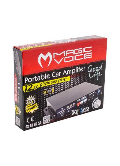 CLZ192 MAGICVOICE MV-129 MİNİ-USB KAYITLI PAZARCI-12V-ARAÇ-ANFİSİ MONTELENEBİLİR 20W (4172)