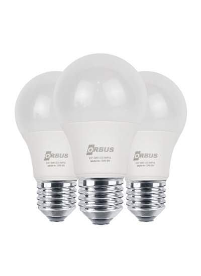 CLZ192 ORBUS ORB/L9W 3LÜ PAKET 9W BEYAZ LED AMPUL (4172)