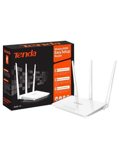 CLZ192 TENDA F3 4 PORT 300 MBPS 3 ANTENLİ ACCESS POINT ROUTER (4172)