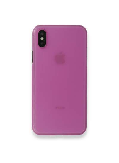 CLZ942 İphone Xs Max Kılıf Pp Ultra İnce Kapak - Ürün Rengi : Mor