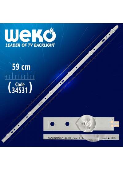 CLZ192 SVS320AD7_6LED_REV.1_120621 - 59,5 CM 6 LEDLİ - (WK-01) (4172)