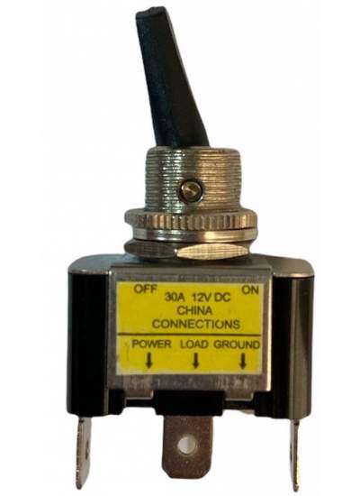 CLZ192 12 VOLT DC 30 AMPER TOGGLE SWİTCH ON-OFF IŞIKLI (IC-151B) (4172)