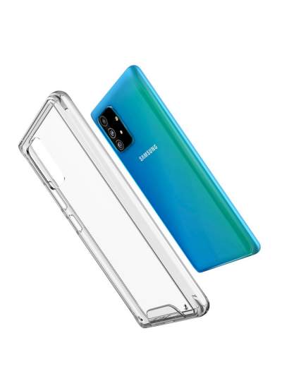 CLZ942 Samsung Galaxy A91 / S10 Lite Kılıf Lüx  Silikon - Ürün Rengi : Şeffaf