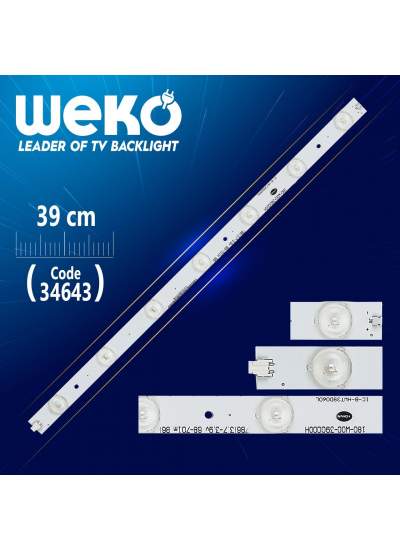 CLZ192 180-W00-390000H IC-B-HWT39D060L - 39 CM 7 LEDLİ - (WK-114) (4172)