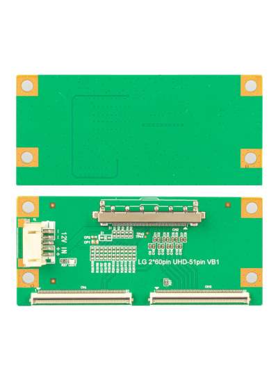 CLZ192 2X60 PIN- 51 PIN LG T-CON FLEXI ÇEVİRİCİ BOARD (4172)