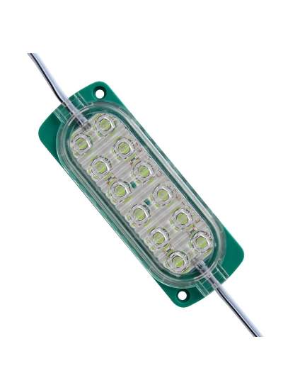 CLZ192 TEK RENK YEŞİL MODÜL LED 2835 24 VOLT 2.4 WATT (4172)