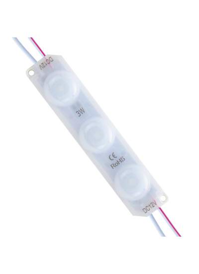 CLZ192 MODÜL LED 12V 3W SOĞUK BEYAZ 2835 93 X 21MM IP65 220-240LM 180 DERECE (4172)