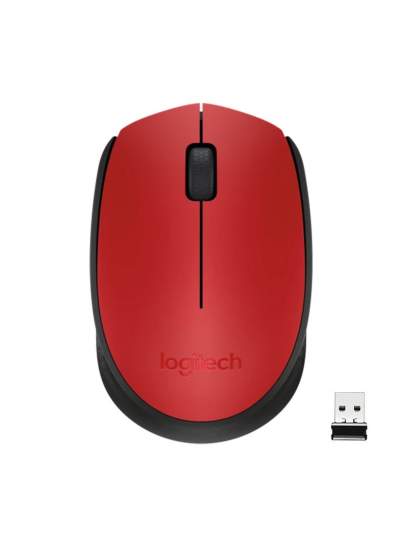 CLZ192 LOGITECH M171 USB KIRMIZI KABLOSUZ MOUSE (4172)