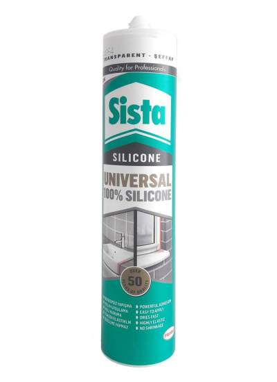 CLZ202 Sista Üniversal Şeffaf Silikon 280 ml