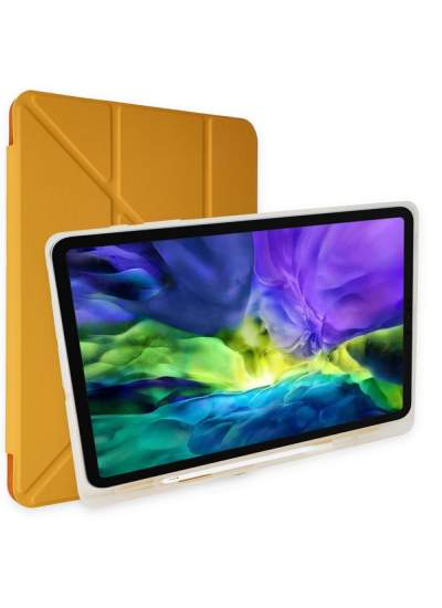 CLZ942 İpad Pro 9.7 Kılıf Kalemlikli Mars Tablet Kılıfı - Ürün Rengi : Siyah