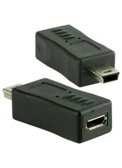 CLZ192 MİNİ USB ERKEK-MİCRO USB DİŞİ ÇEVİRİCİ APARAT (4172)