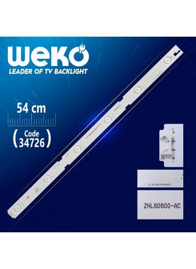 CLZ192 EVERLİGHT IC-B-HWCR49D640L - ZNL60600-AC - 54 CM 6 LEDLİ - (WK-22) (4172)