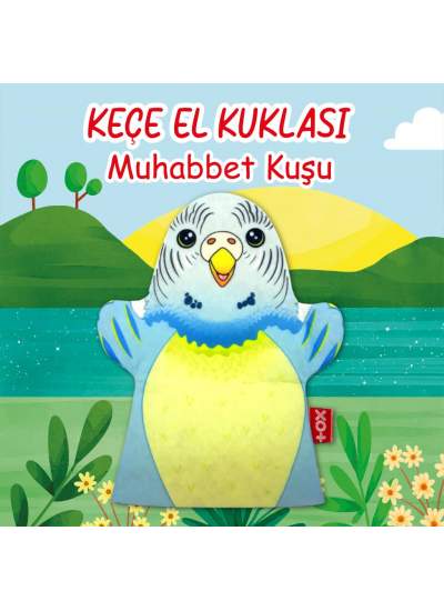 CLZ247  Muhabbet Kuşu Evcil Hayvanlar Keçe El Kukla