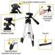 BUFFER® 360 Derece Ayarlanabilir Katlanabilir Profesyonel Çekime Uygun 65 cm Ayaklı Tripod