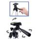 BUFFER® 360 Derece Ayarlanabilir Katlanabilir Profesyonel Çekime Uygun 65 cm Ayaklı Tripod