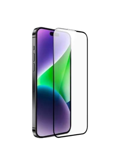 CLZ942 Urr İphone 14 Pro Max 3d Silikon Edge Hd Cam Ekran Koruyucu - Ürün Rengi : Siyah