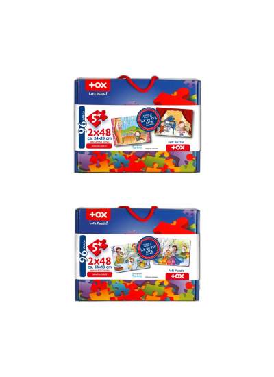 CLZ247 4 Set - 96 Parça  Müzik ve Sahne 5+ Keçe Yapboz - 5 Yaş Puzzle