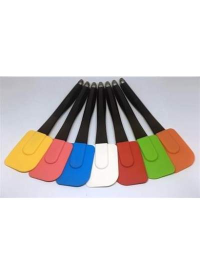 BUFFER® Dekoratif Renkli Silikon Spatula Pratik Sevimli Spatula Kaşık