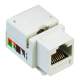 CLZ192 RJ 45 ŞASE 8P8C UTP CAT6  90 DERECE KEYSTONE JACK (4172)