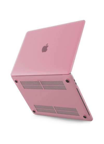 CLZ942 Macbook Pro 13 2021 Macbook Buzlu Kapak - Ürün Rengi : Pembe