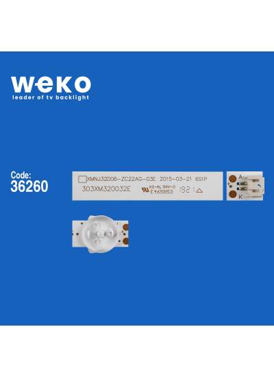 CLZ192 WKSET-5774 36260X2 XMNJ32D06-ZC22AG-03E 303XM320032E 2 ADET LED BAR (4172)