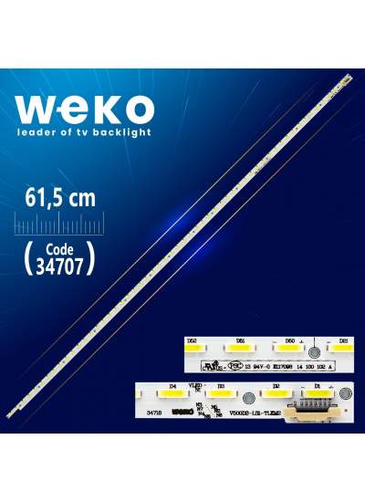 CLZ192 V500D2-LS1-TLEM1- 56 LED 61.5 CM - LEFT - (WK-695) (4172)