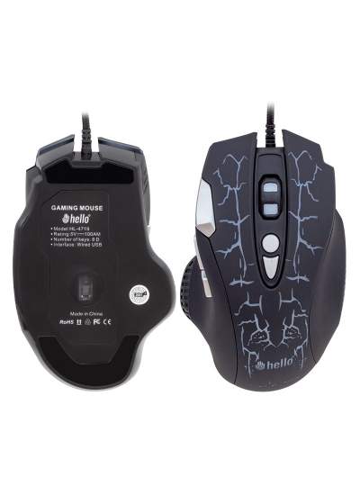 CLZ192 HELLO HL-4719 KABLOLU OYUNCU GAMING MOUSE (4172)