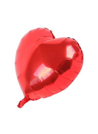 CLZ192 Kalp Balon Folyo Kırmızı 45 cm 18 inç (4172)