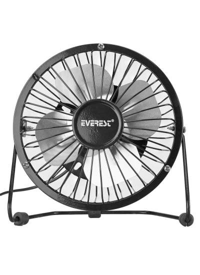 CLZ192 EVEREST EFN-482 MASAÜSTÜ METAL SİYAH FAN (4172)