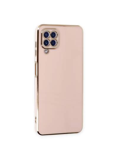 CLZ942 Samsung Galaxy A12 Kılıf Volet Silikon - Ürün Rengi : Pembe