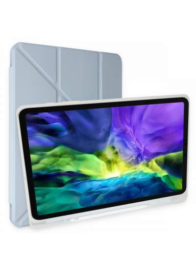 CLZ942 İpad Pro 12.9 (2018) Kılıf Kalemlikli Mars Tablet Kılıfı - Ürün Rengi : Lacivert