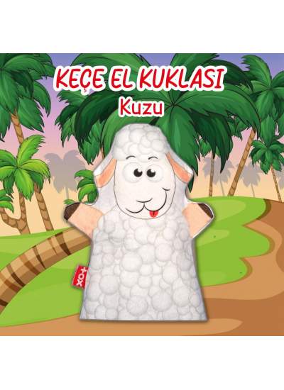 CLZ247  Kuzu Evcil Hayvanlar Keçe El Kukla