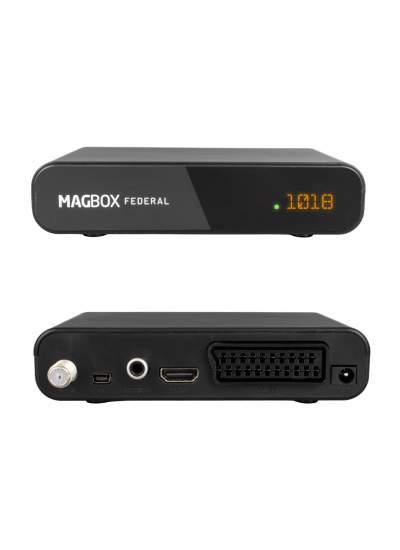 CLZ192 MAGBOX FEDERAL MİNİ HD + SCART TKGSLİ UYDU ALICISI (4172)