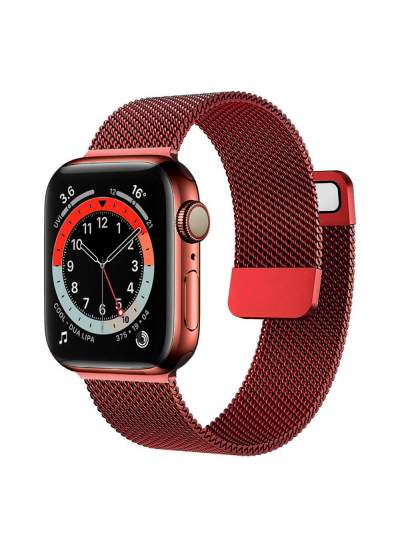 CLZ942 Apple Watch 38mm Metal Mıknatıslı Kordon - Ürün Rengi : Gümüş