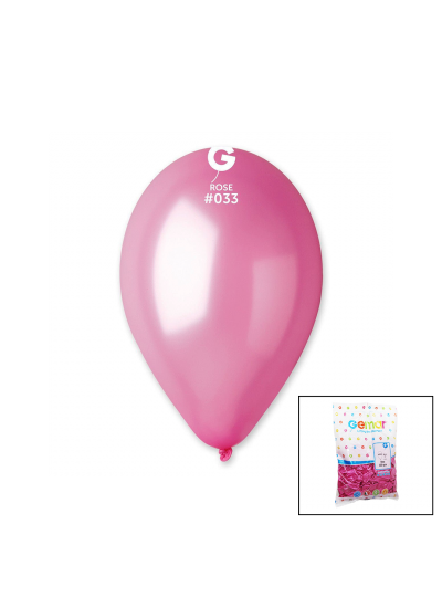 CLZ192 GM-110-33 METALİK - PEMBE BALON 11&apos;&apos; - 28CM - 100 PARÇA (4172)