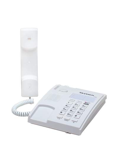 CLZ192 SKYTECH ST-361 KABLOLU EKRANSIZ TELEFON (SİYAH*BEYAZ) (4172)