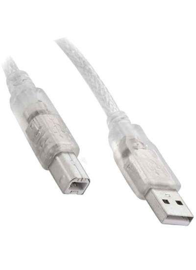 CLZ192 USB YAZICI KABLOSU 5 MT 2.0 ŞEFFAF SL-U2005 * AC-UP05 (4172)