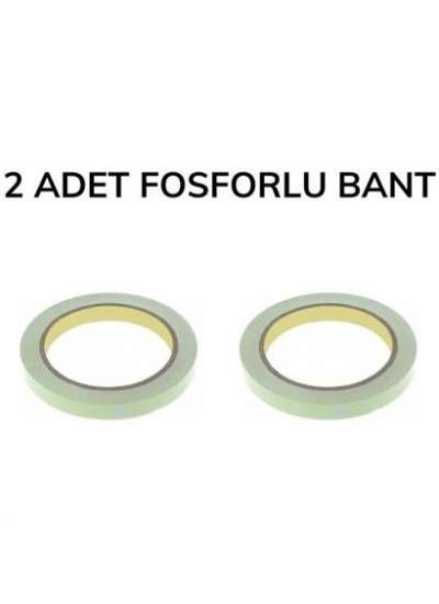 BUFFER® Karanlıkta Işık Veren  Yansıyan 4 Metre Fosforlu Yeşil Şerit Bant