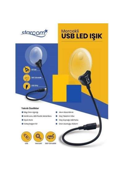 CLZ192 Mercekli USB LED Işık (4172)