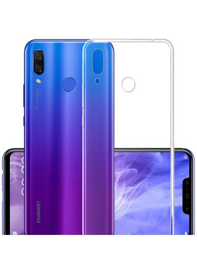 CLZ942 Huawei P20 Lite Kılıf Lüx  Silikon - Ürün Rengi : Şeffaf