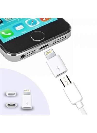 BUFFER® Apple iPhone / iPad Micro Usb Dönüştürücü Adaptör OTG Aparat